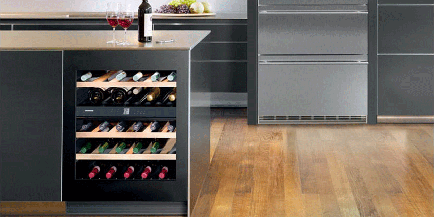Luxury Wine Cooler in Kitchen