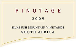 2009 Pinotage Silkbush Mountain Vineyards