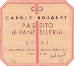 Carole Bouquet Passito Di Pantelleria Sweet 2001