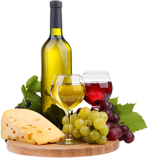 Wine, Cheese & Grapes