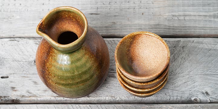 sake pottery