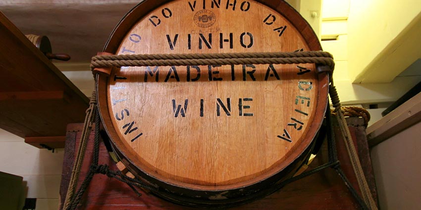 madeira wine barrel