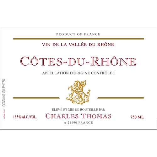 2015 Charles Thomas Côtes-du-Rhône Rosé
