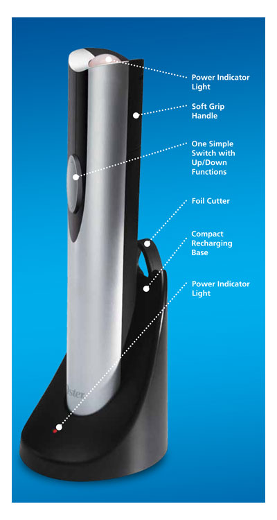 Oster Wine Opener Features