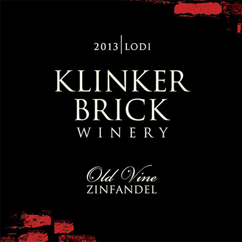 Klinker Brick Old Vine Zinfandel 2013