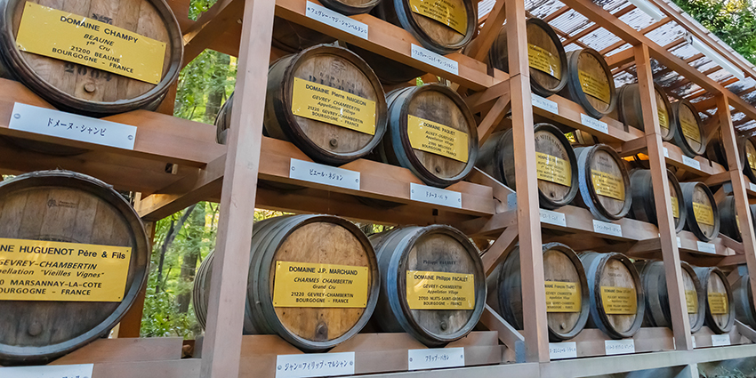 Japanese Wine Barrels